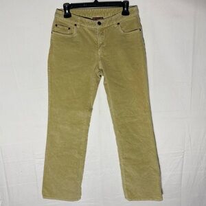 Vintage Y2K Nevada Tan Yellow Mid Rise Straight Leg Textured Pants 8